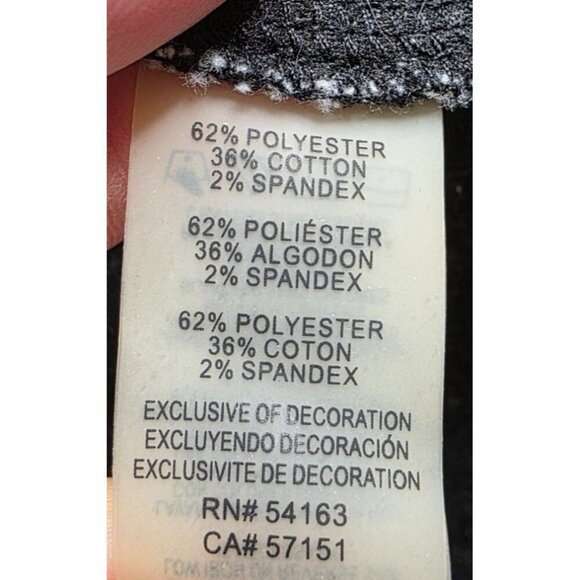 Karl Lagerfeld Paris Womens Black & White Knit Top With Bow Detail On Sleeves Si - Picture 5 of 14